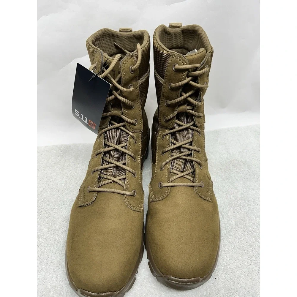 5.11 Tactical Mens Size 14 Brown Speed 3.0 Jungle Side Zip 8